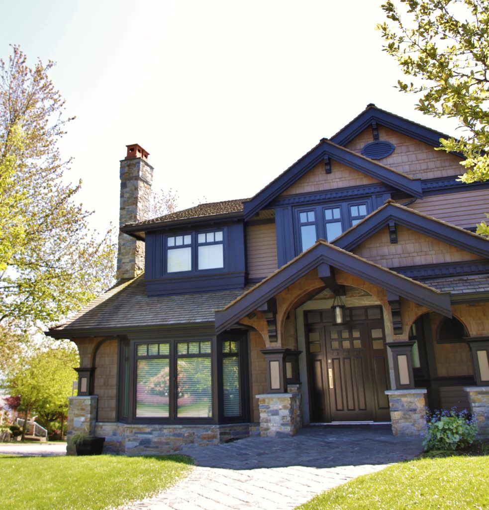 Craftsman Home with Natural Stone Accents